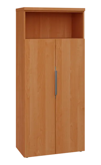 SIN 5 - 82DN kancelářská skříň, 2-dveřová/nika, 1820x800x400, olše jantar